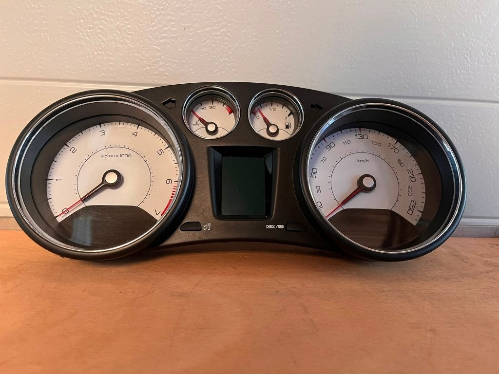 Instrumentenpaneel / Tellerunit Peugeot 308, Ophalen of Verzenden, Gebruikt, Peugeot
