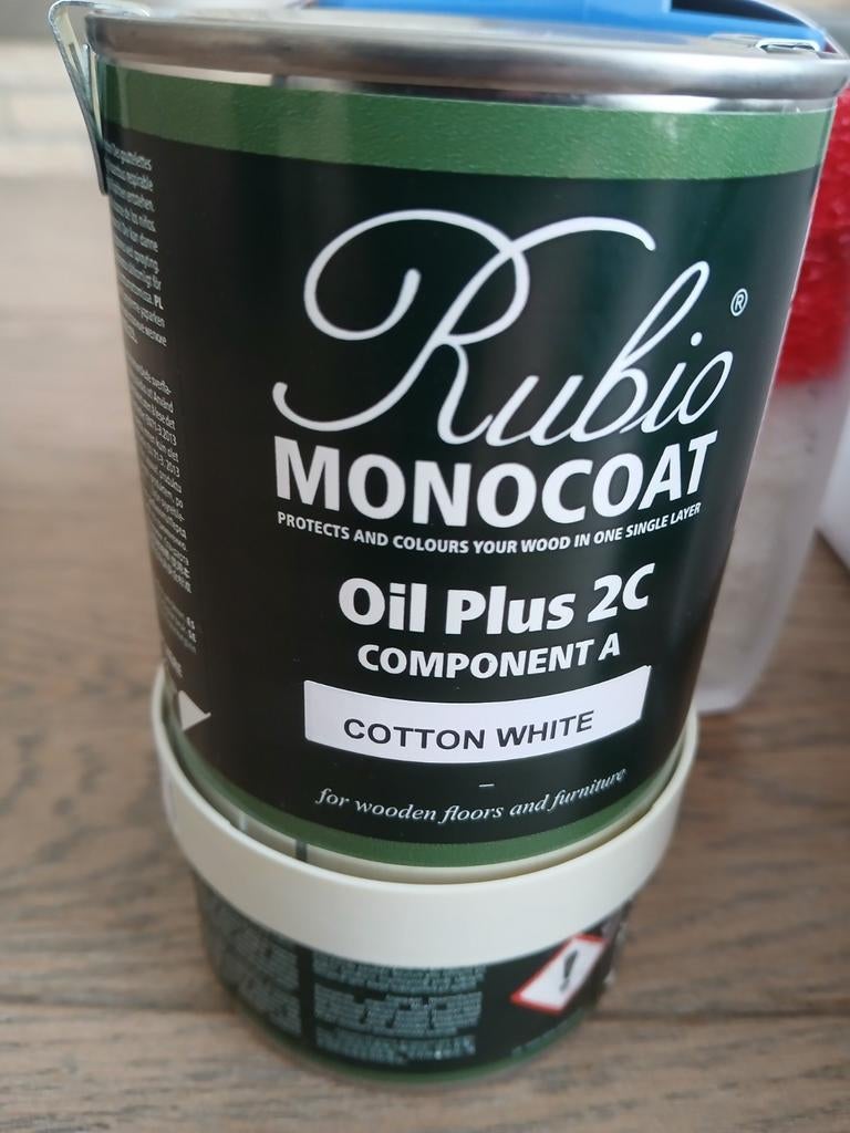Rubio Monocoat Oil  2c Cotton white, Verzenden, Nieuw, Wit