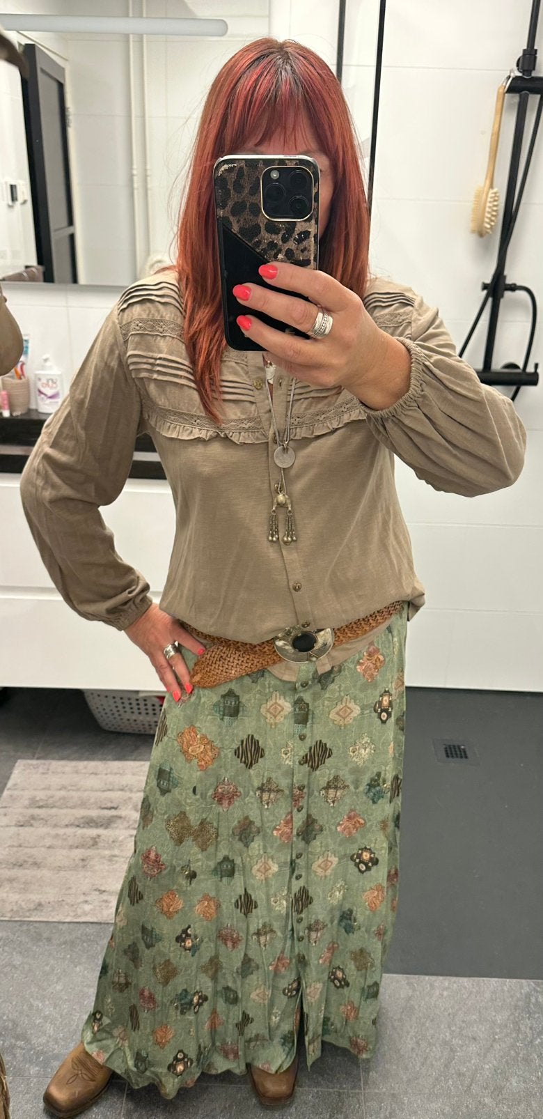 Prachtige ibiza boho set van isla ibiza bonita maat 40, Kleding | Dames, Maat 38/40 (M), Nieuw, Ophalen of Verzenden, Onder de knie