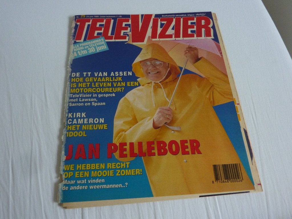 TELEVIZIER 1989-TT VAN ASSEN-KIRK CAMERON-SABRINA-PINK FLOYD, Verzenden, 1980 tot heden, Tijdschrift