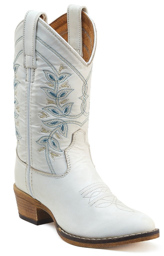 Kinder meisjes western cowboy laarzen echt leder wit, Meisje, Schoenen, Nieuw, Ophalen of Verzenden