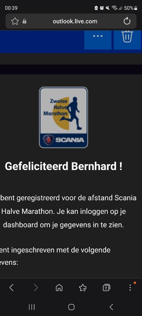 Halve marathon Zwolle, Overige merken, Verzenden, Overige typen, Nieuw
