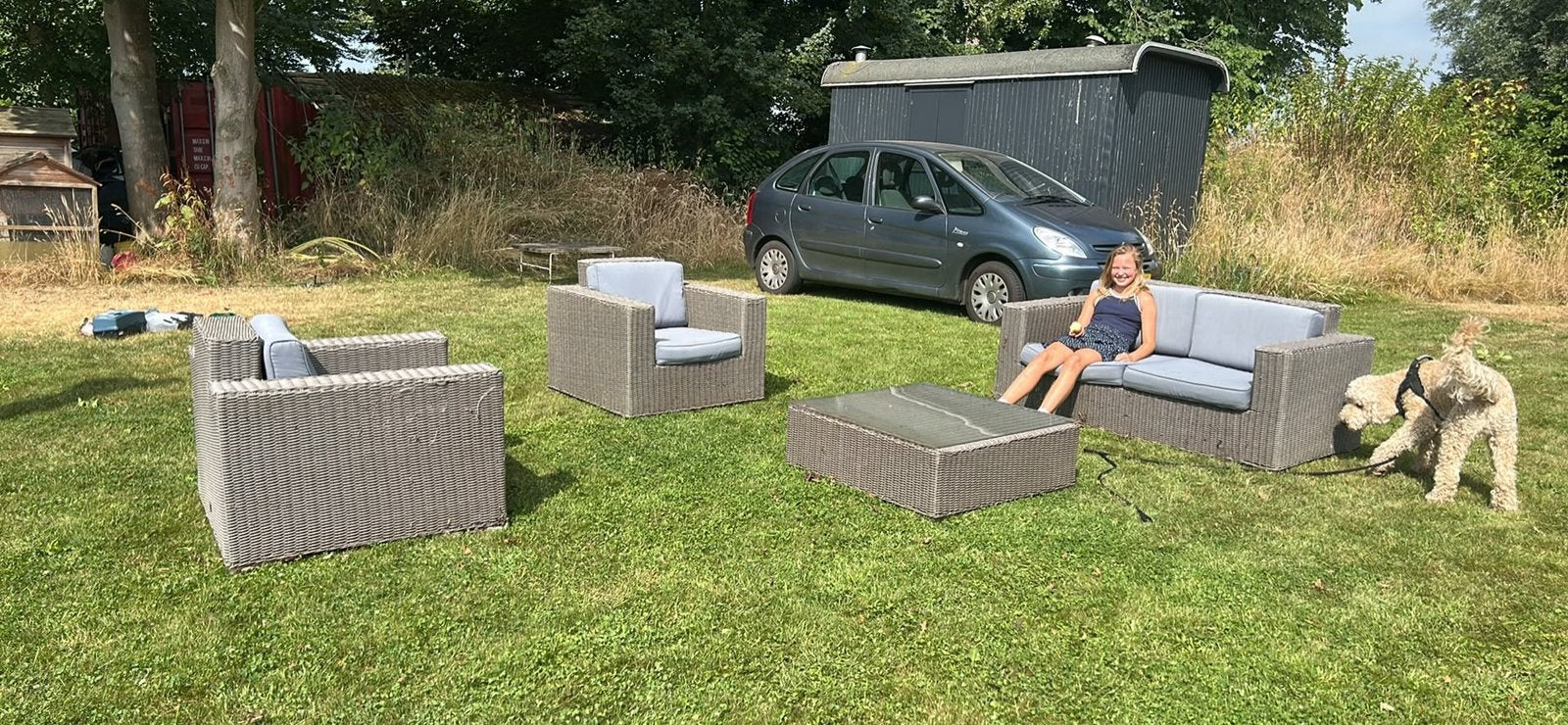 Louncheset Tuinset, Ophalen, Gebruikt, Kunststof