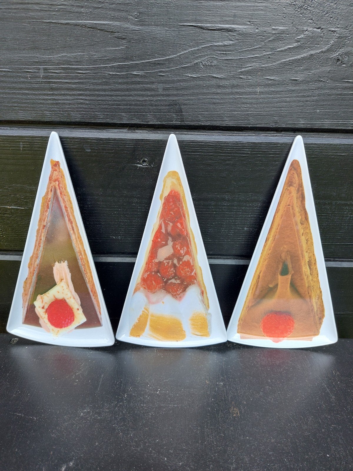 gebaksbordjes, Kunststof, Ophalen of Verzenden, Zo goed als nieuw, Bord(en)