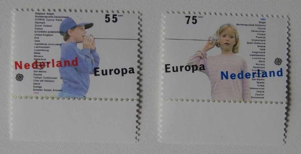 2 kinderpostzegels  1989, Verzenden, Na 1940, Postfris