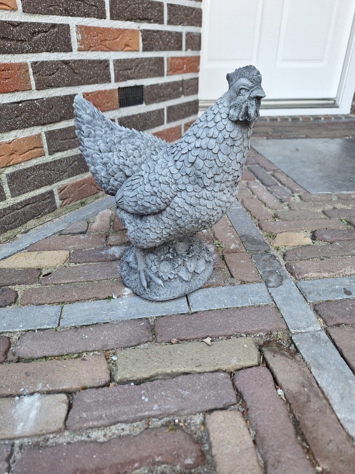 Betonnen kip beeld - 36 cm hoog - Nieuw, Ophalen, Nieuw, Beton, Dierenbeeld
