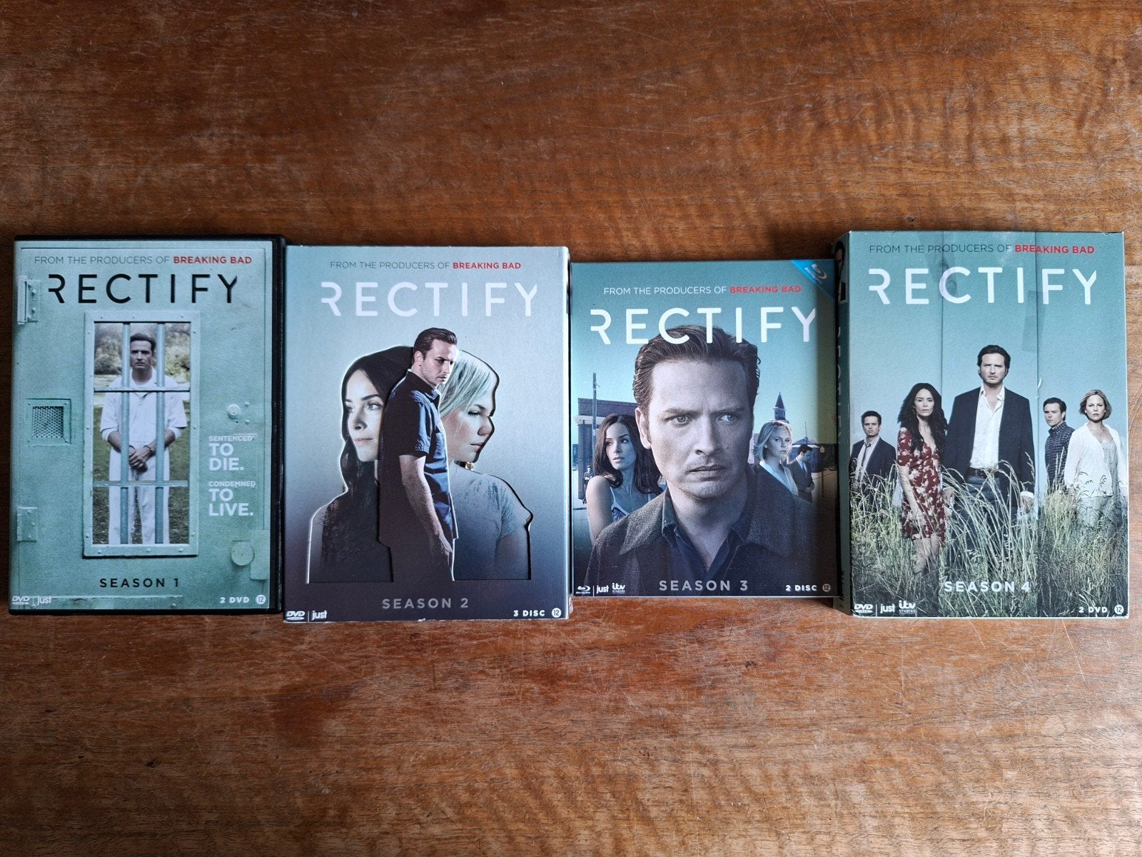 DVD - Complete serie Rectify: seizoen 1 tm 4, Ophalen of Verzenden, Zo goed als nieuw