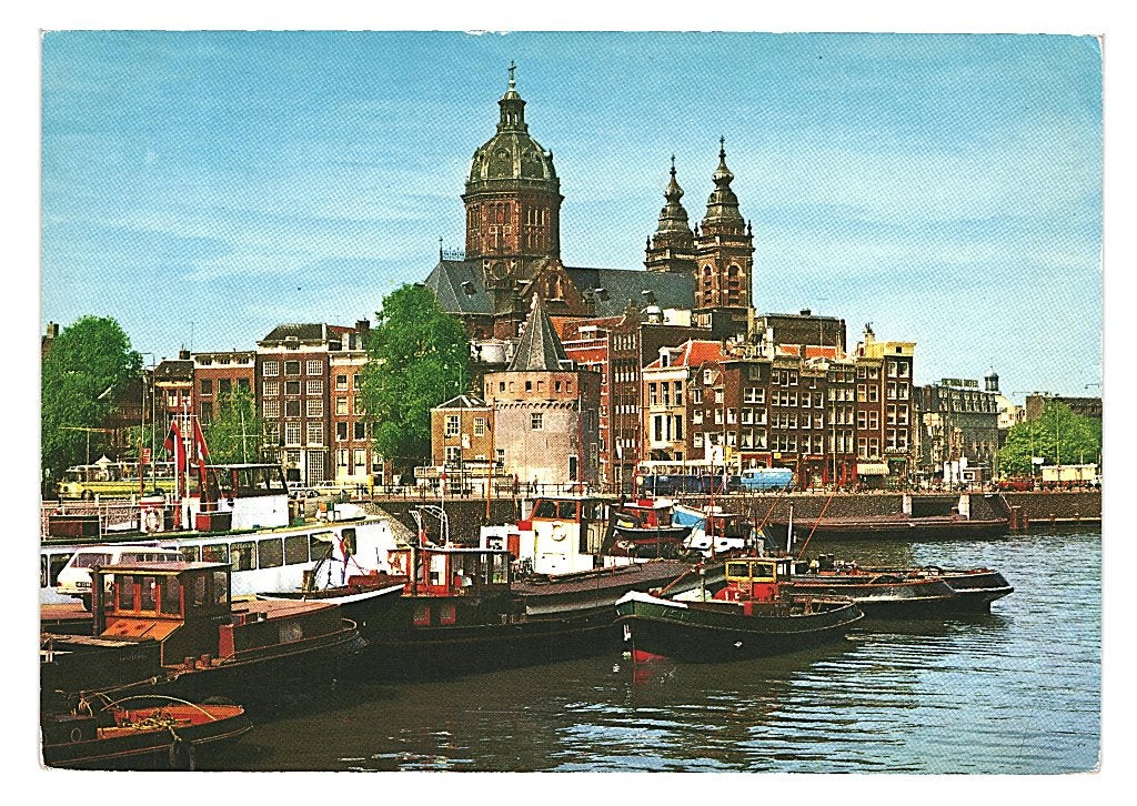 38461 Amsterdam jr 60 70 Prins Hendrikkade _ Onbeschreven, Ophalen of Verzenden, 1960 tot 1980, Ongelopen, Noord-Holland