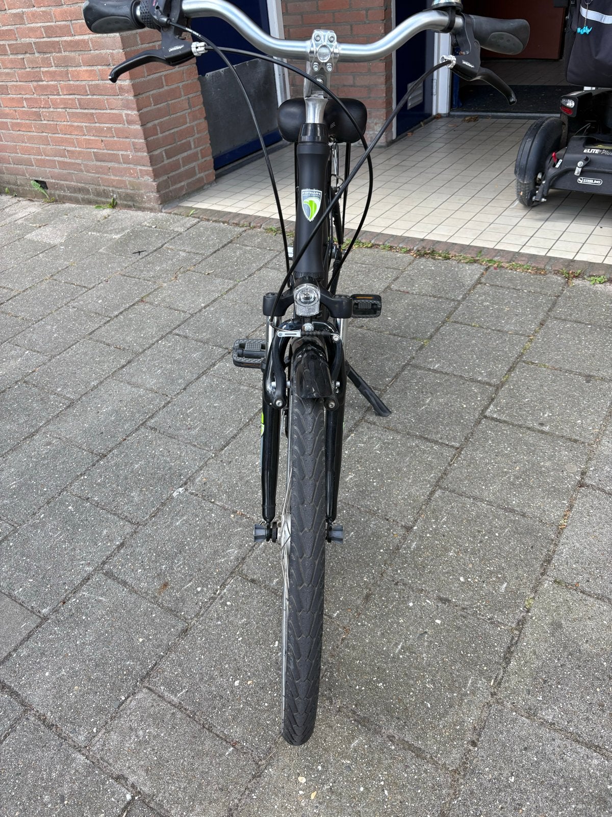 Zwarte damesfiets met lage instap en versnellingen, Fietsen en Brommers, Fietsen | Dames | Damesfietsen, Velgrem, 50 tot 53 cm