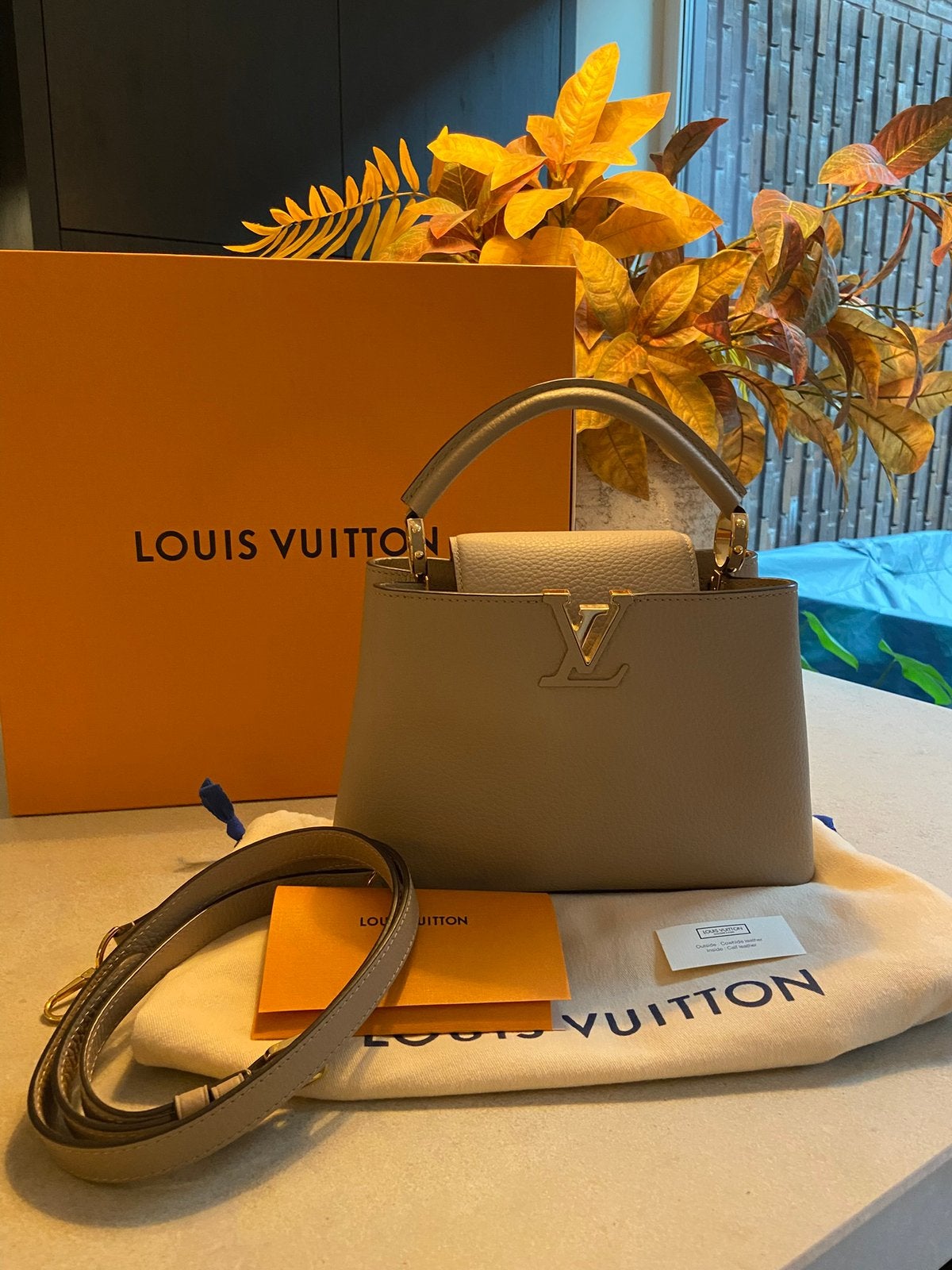 Louis Vuiton Alma bb, Ophalen, Nieuw, Grijs, Handtas