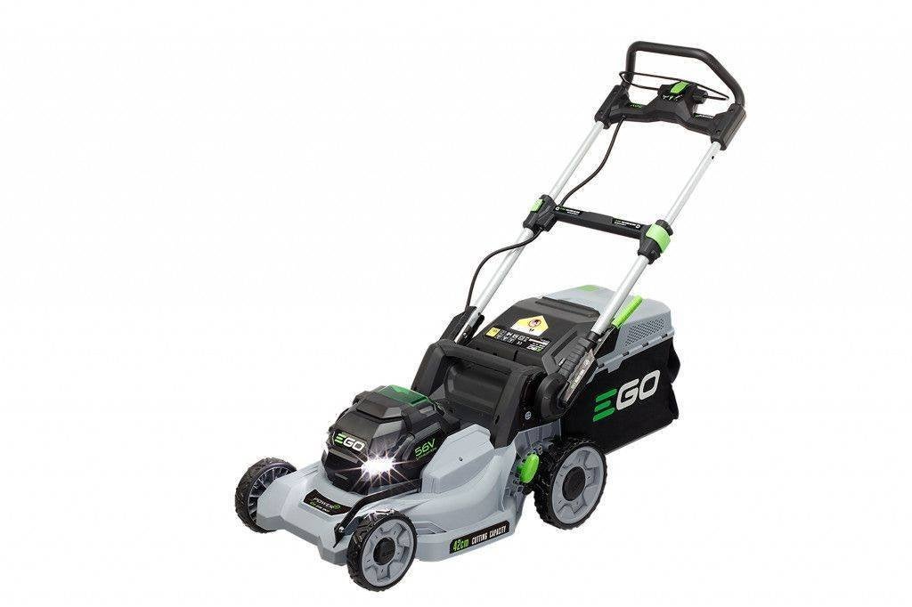 EGO LM1701E accu gazonmaaier 42 ACTIE MODEL 2025, Ophalen, Cirkelmaaier, Accu-grasmaaier, Nieuw