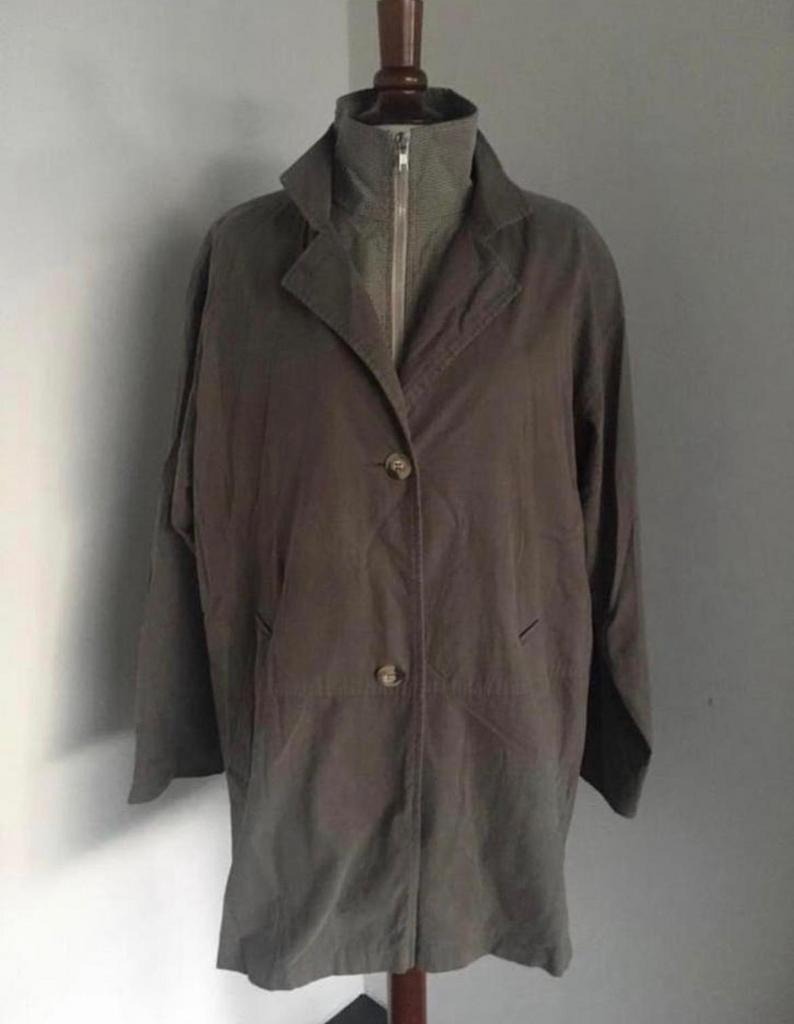 Milo Coats Grijze Dames Jas/Mantel Maat M, Kleding | Dames, Ophalen of Verzenden, Gedragen, Maat 38/40 (M), Grijs