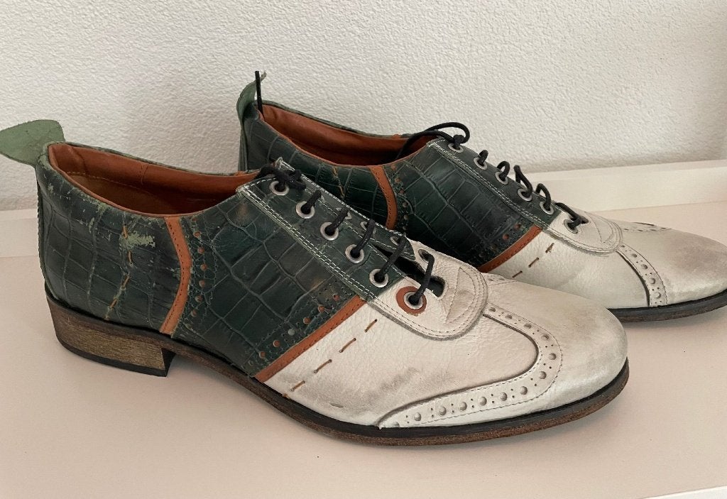Heren schoenen NIEUW JOSE REIS DESIGN maat 44 volledig leer, Kleding | Heren, JOSE REIS DESIGN, Wit, Nieuw, Ophalen of Verzenden
