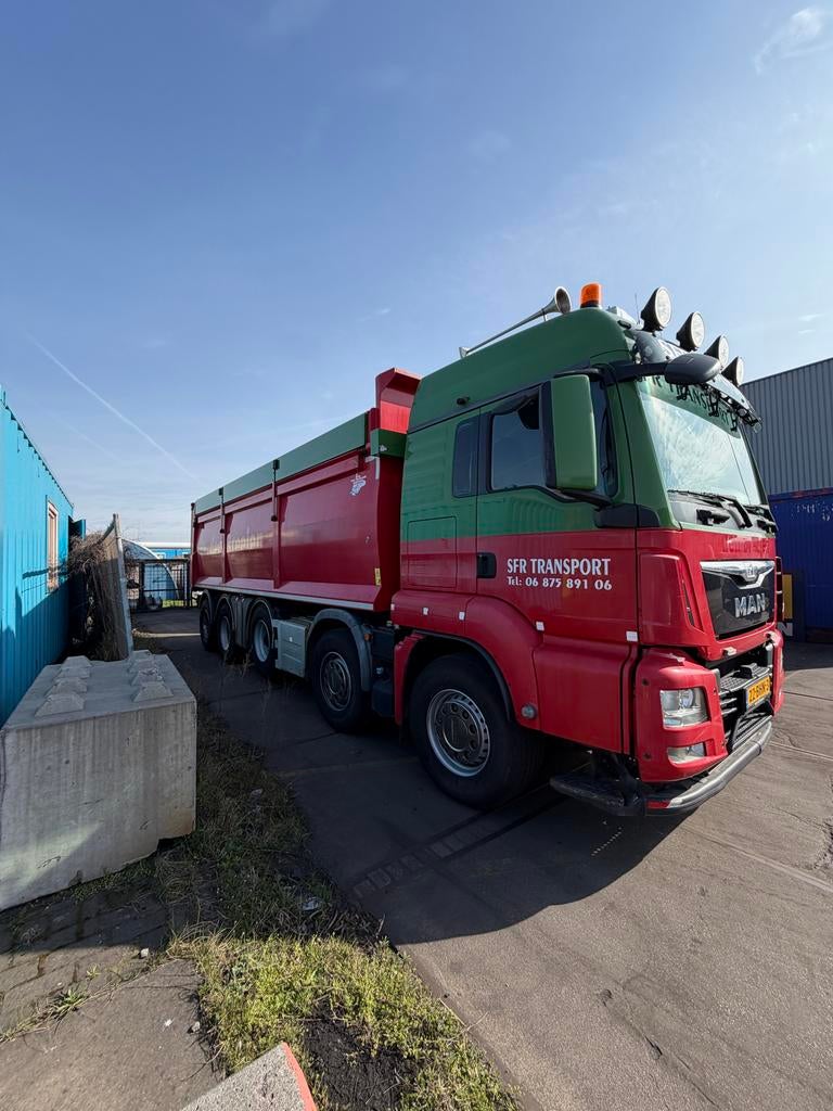 Man tgs 10x4 kippet tekoop 570000km, Auto's, Vrachtwagens, Particulier, Te koop