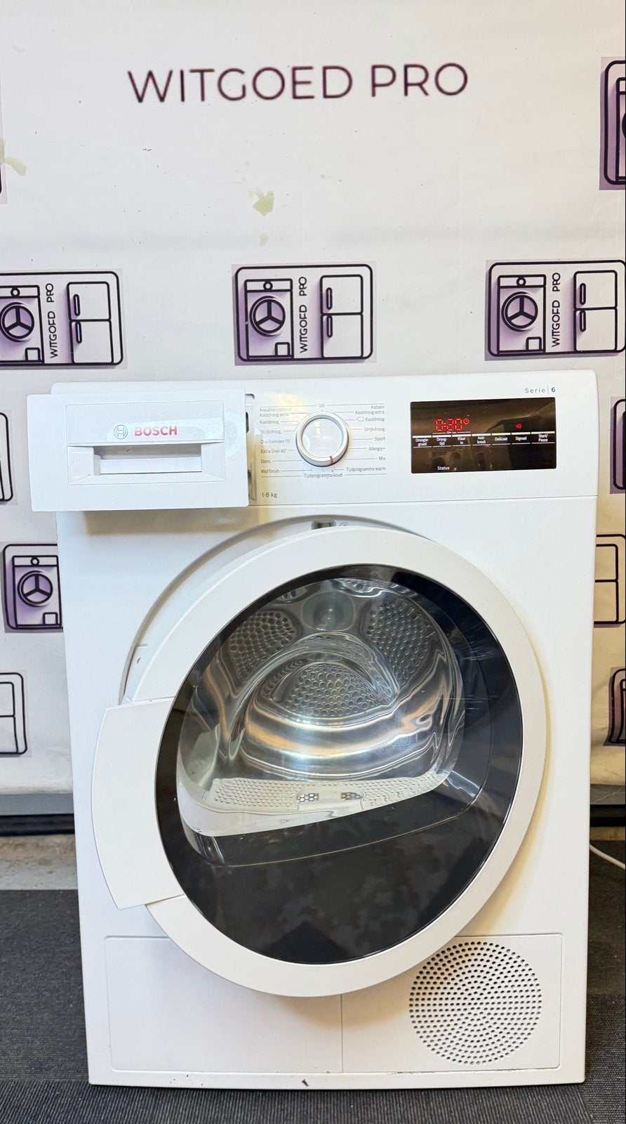 Bosch Serie 6 Condensdroger - Gereinigd & Garantie, Witgoed en Apparatuur, 8 tot 10 kg, Ophalen of Verzenden, Zo goed als nieuw