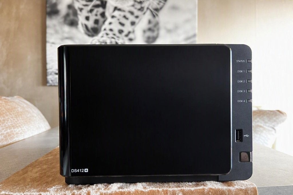 Synology DS412+ NAS inclusief 4 WD Red 2TB (8TB), Ophalen of Verzenden, Gebruikt