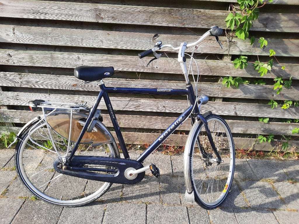 Hoge Gazelle Davos herenfiets,7 versnellingen,frame 64 cm, Ophalen, Gebruikt, Versnellingen, 61 tot 65 cm