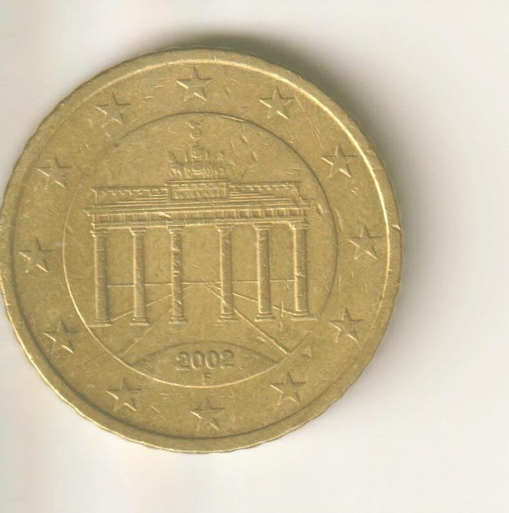 50 cent 2002 f duitsland, Verzenden, Duitsland, 50 cent