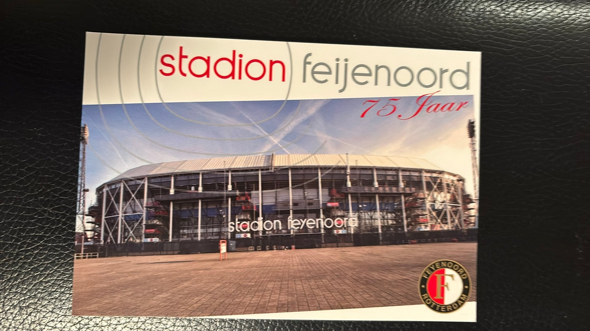 Rotterdam Stadion Feyenoord 75 jaar De Kuip, Ophalen of Verzenden, 1980 tot heden, Ongelopen, Zuid-Holland