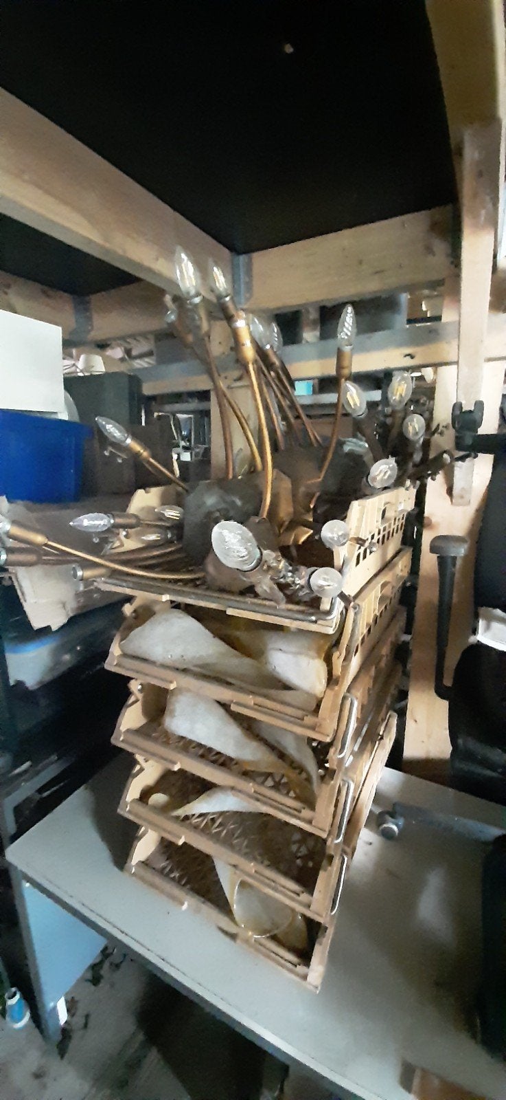 10 stuks 3 arms wandlamp Vintage, Huis en Inrichting, Ophalen, Nieuw