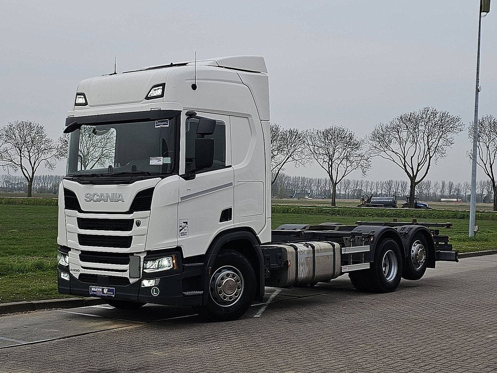 SCANIA R450 6x2*4 retarder led, Automaat, Euro 6, Scania, Wit