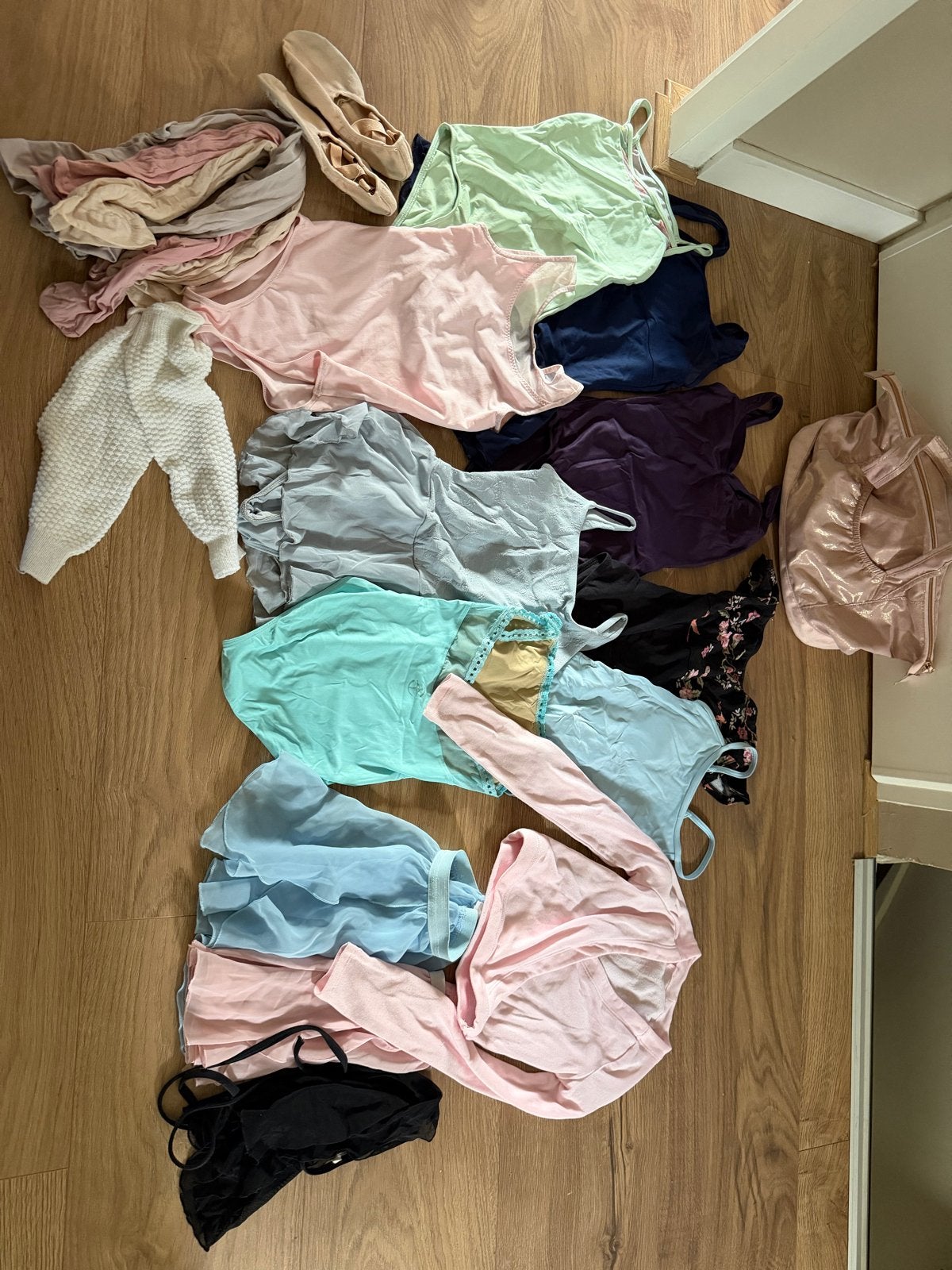 Grote set balletkleding en accessoires voor 7-10 jaar, Ophalen of Verzenden
