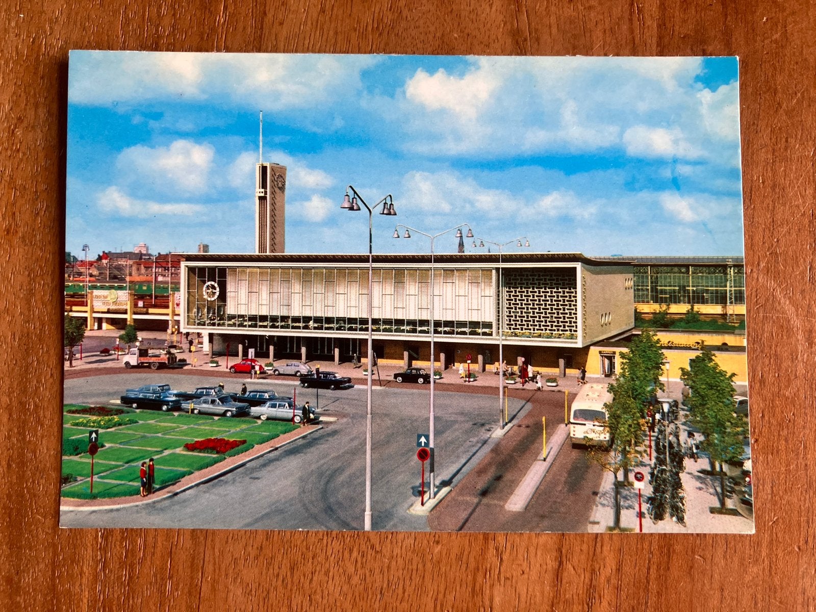 Eindhoven Station (jaren '60) ongelopen, Ophalen of Verzenden, 1960 tot 1980, Ongelopen, Noord-Brabant