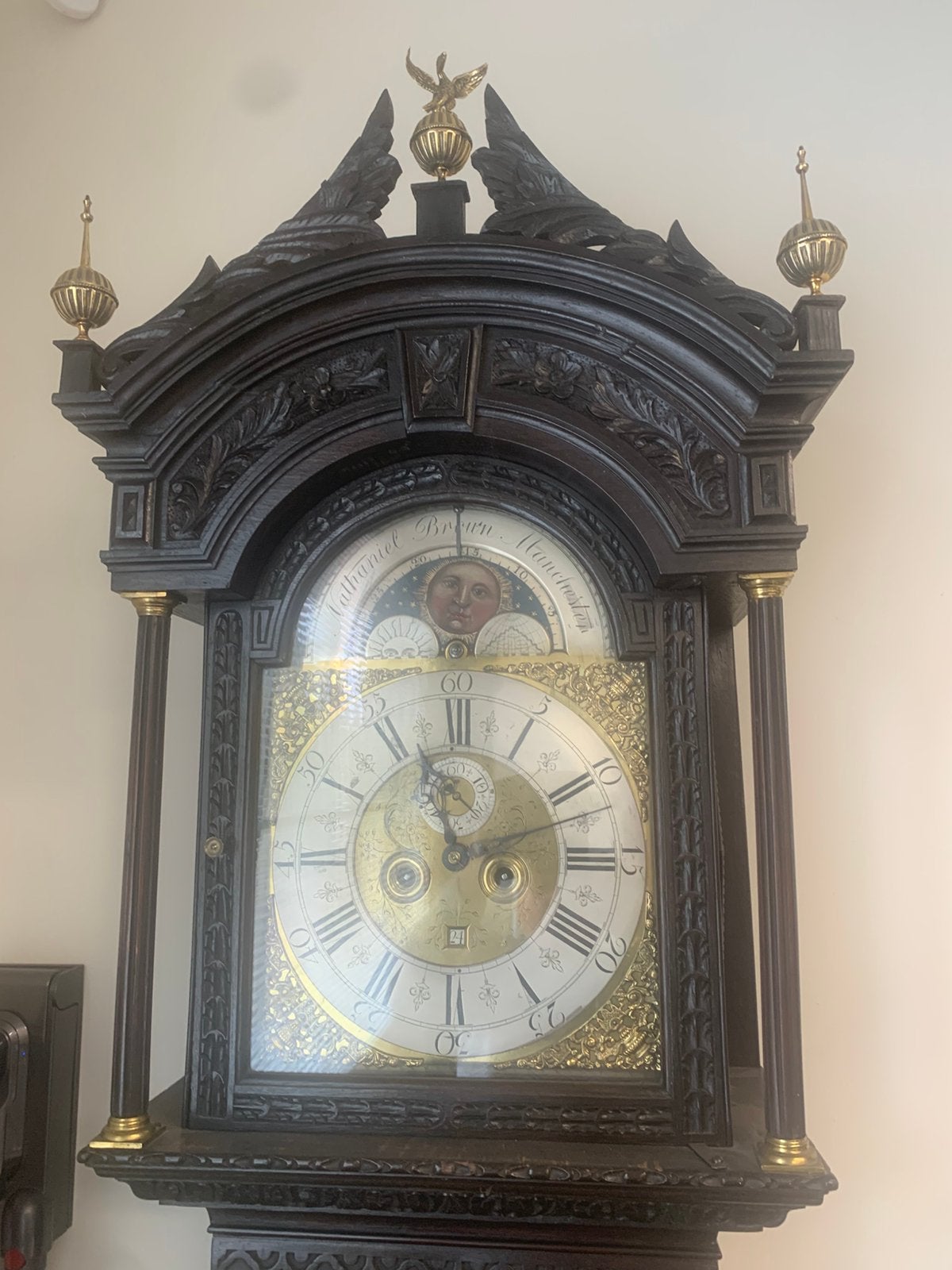 Antiek staand  horloge 18 e eeuws, Ophalen of Verzenden