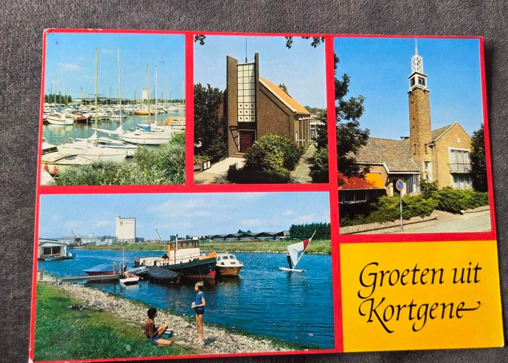 Groeten uit Kortgene, Verzenden, 1980 tot heden, Gelopen, Zeeland