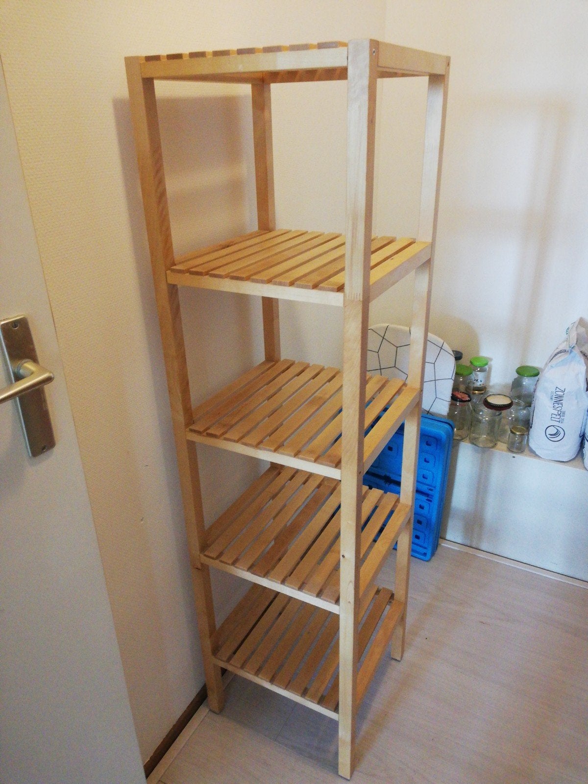 IKEA Bamboe Kastje 37x37x14cm - Badkamer/Keuken, Ophalen, Gebruikt