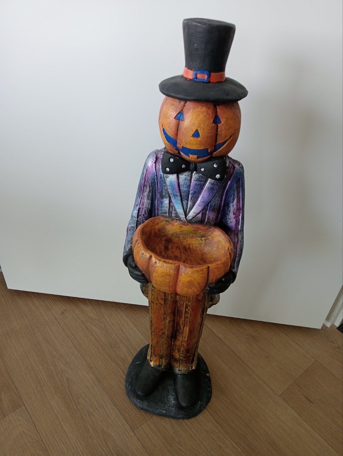 halloween pumpkin man steen., Ophalen, Zo goed als nieuw, Halloween of Griezel