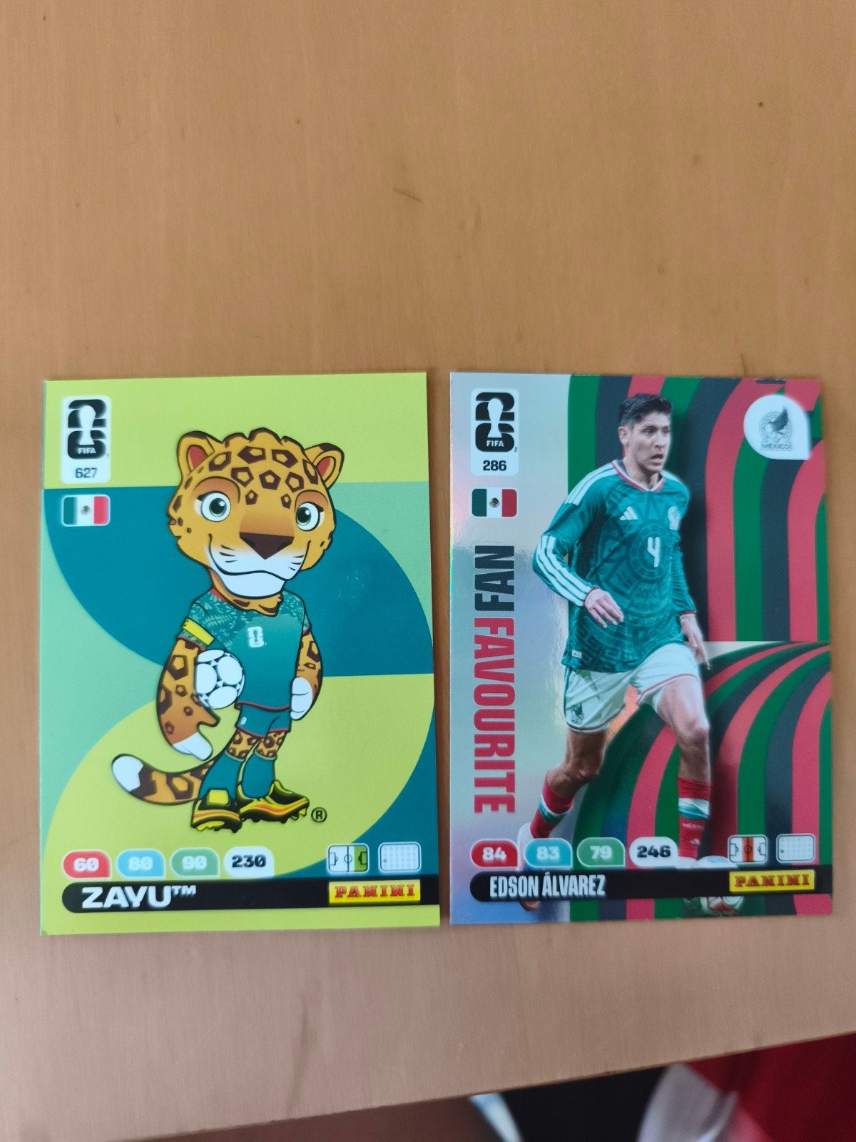 Panini FIFA 365 Adrenalyn XL 2026 Zavu & Edson Álvarez, Ophalen of Verzenden, Zo goed als nieuw, Buitenlandse clubs, Spelerskaart