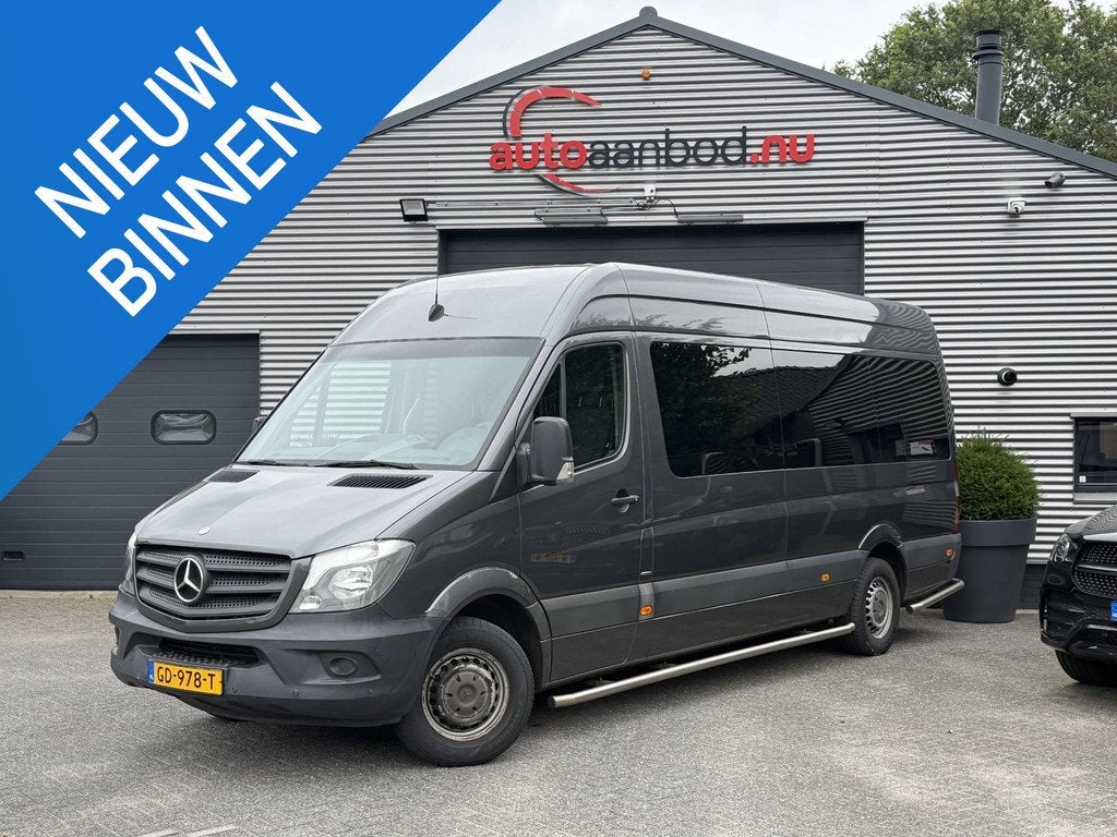 Mercedes-Benz Sprinter 313 2.2 BlueTEC 432 HD Rolstoel Vervo, Auto's, Mercedes-Benz, Automaat, Gebruikt, Bedrijf, 9 stoelen
