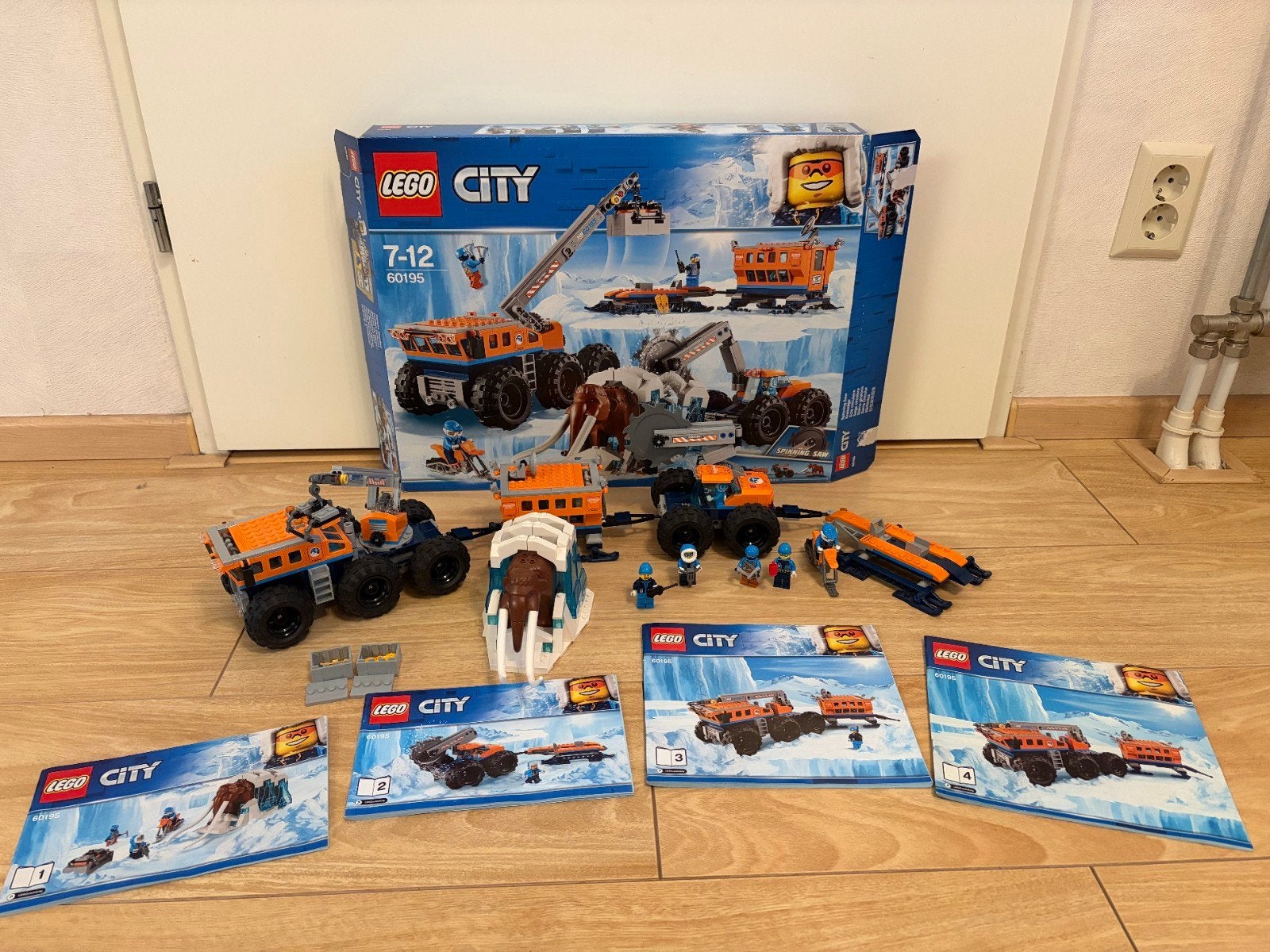 Lego city artic 4 dozen: 60192-3-4-5, Kinderen en Baby's, City, Zo goed als nieuw, Complete set, Ophalen