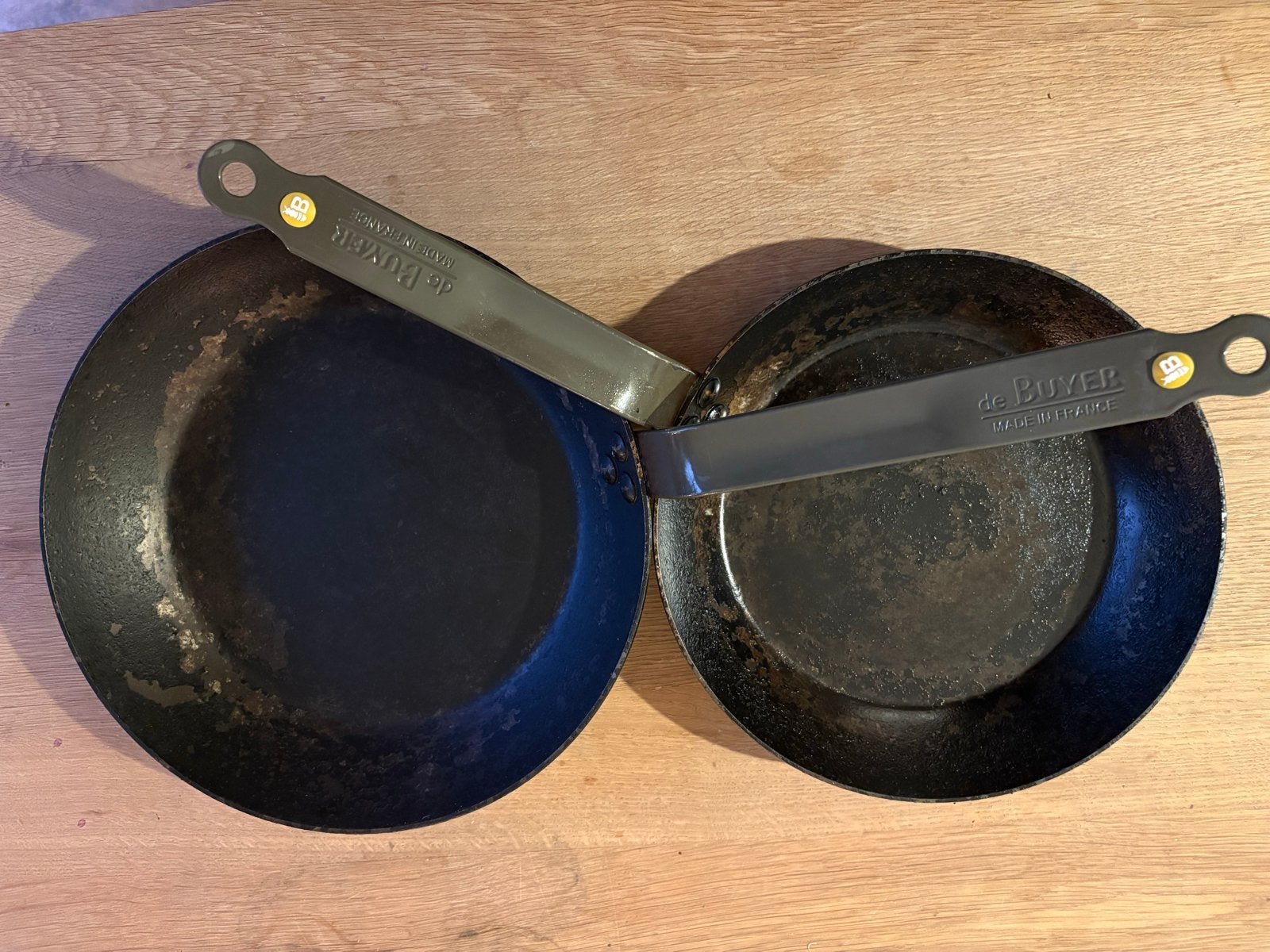 De Buyer Koekenpannen - Set van 2, Ophalen, Gebruikt, De Buyer, Met handvatten