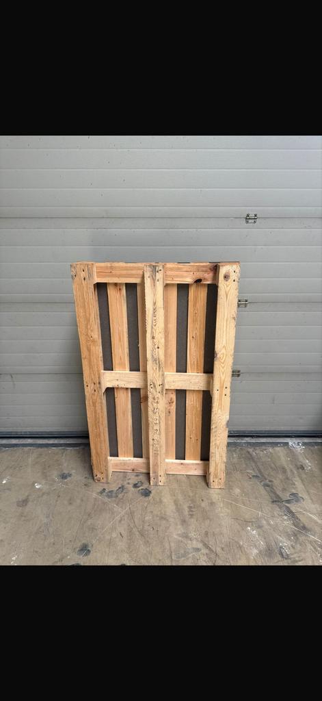 Houten Pallet - Gebruikt, Doe-het-zelf en Verbouw, Hout en Planken, Ophalen, Gebruikt, 50 mm of meer, Pallet