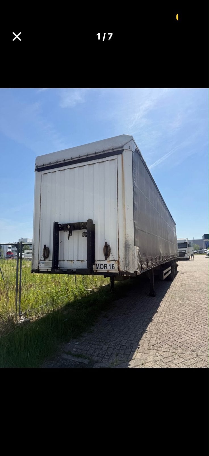 Kogel Gebruikte trailer/oplegger met zeilen, Ophalen of Verzenden, Gebruikt