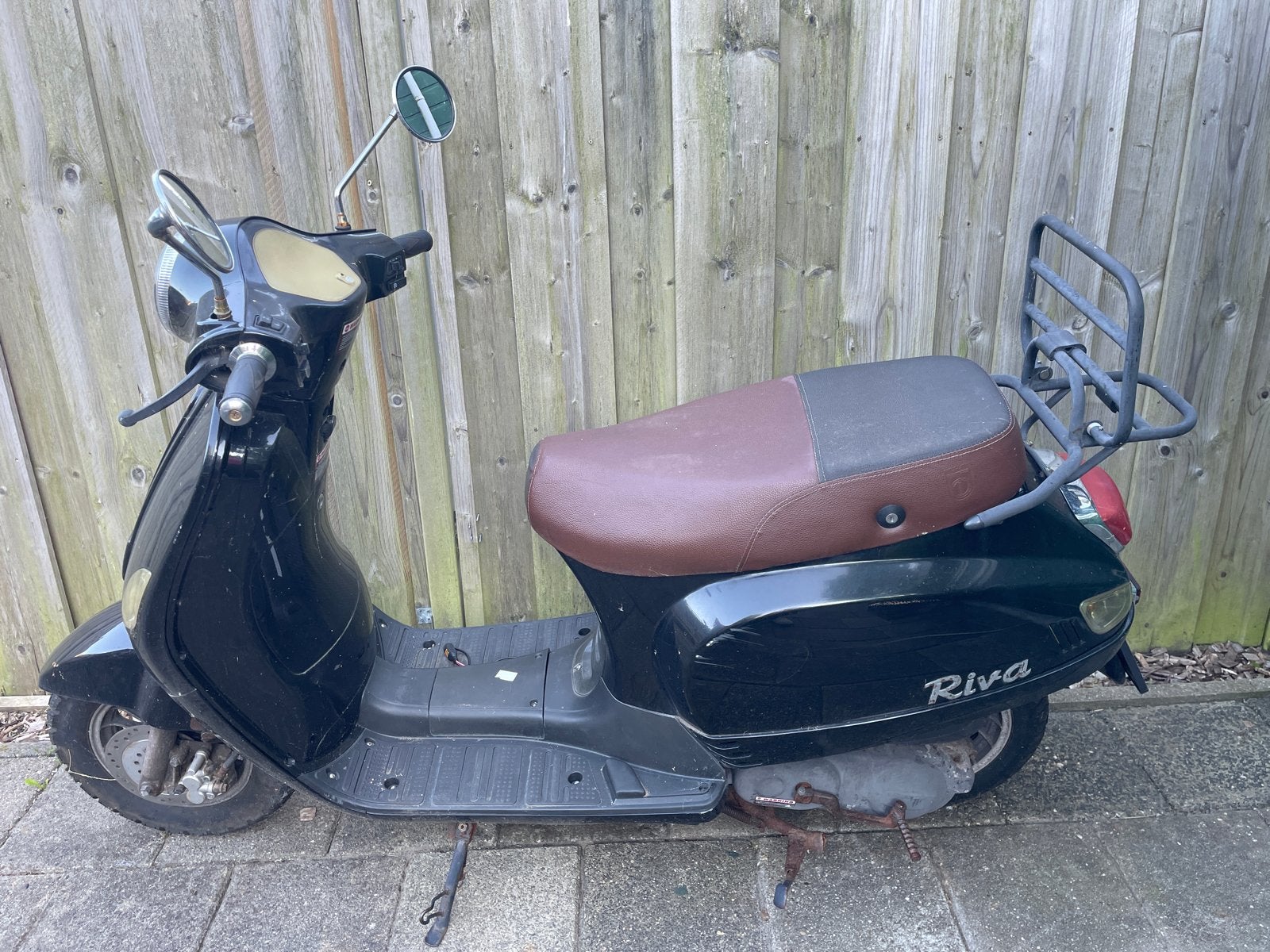 Zwarte Riva Scooter - Gebruikt, Opknapper, Ophalen, Gebruikt