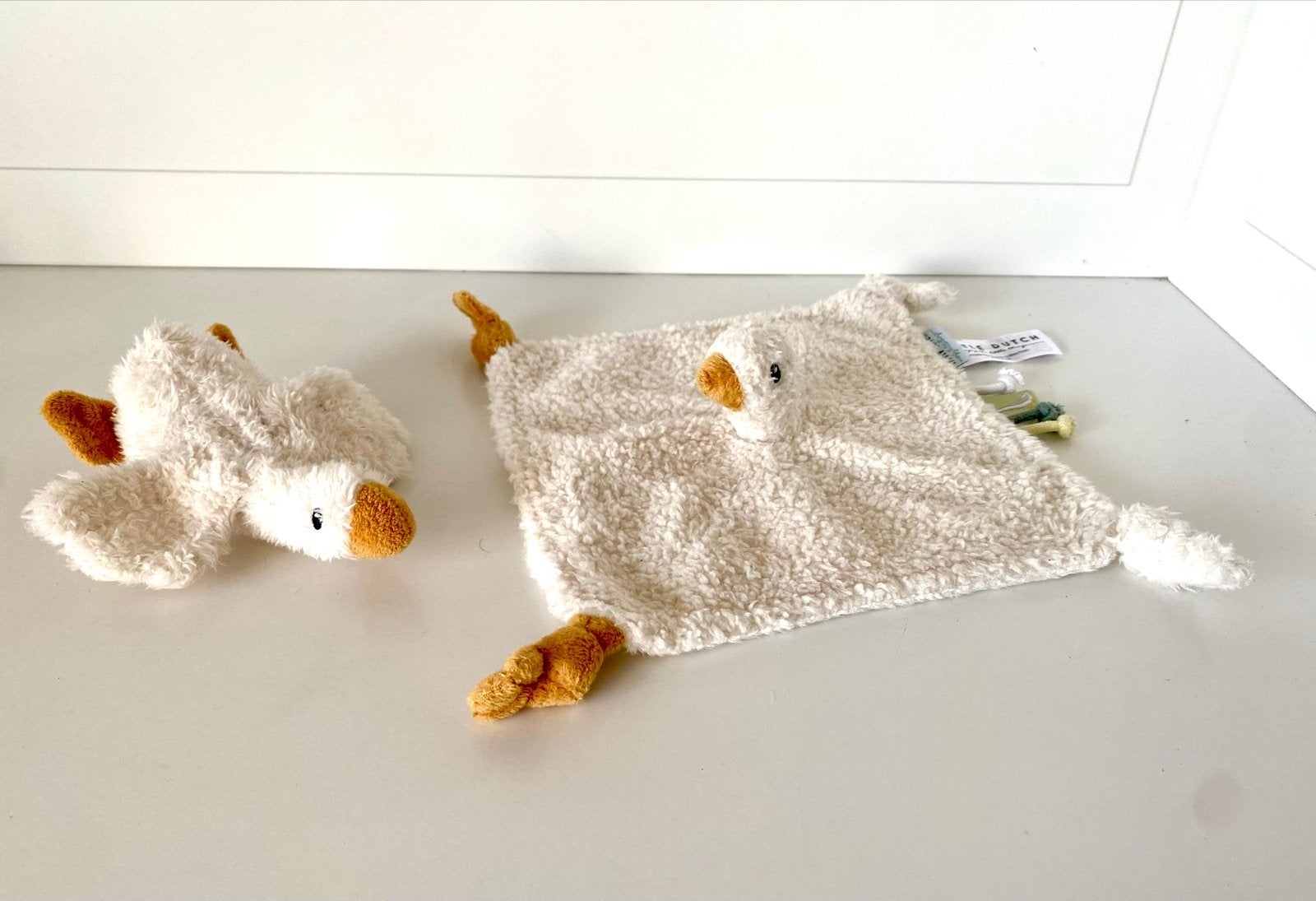 Little Dutch Gans Knuffel en Knuffeldoekje Set, Little Dutch, Ophalen of Verzenden, Zo goed als nieuw, Middelgroot (20 tot 80 cm)