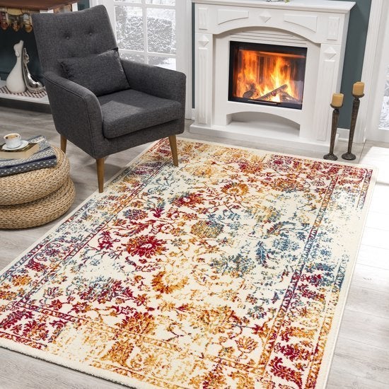 Vintage Van Gogh Vloerkleed Multi Laagpolig! (NIEUW!!), 100 tot 150 cm, Vintage, Nieuw, Ophalen of Verzenden