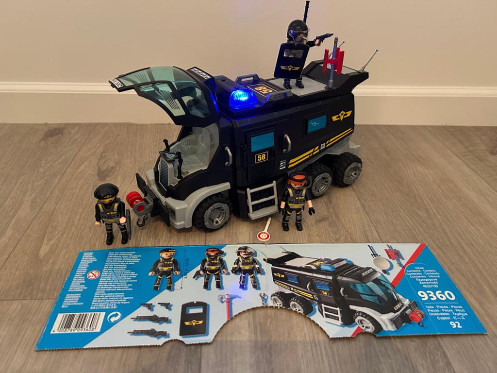 Playmobil city action SIE-truck 9360, Kinderen en Baby's, Speelgoed | Playmobil, Ophalen of Verzenden, Zo goed als nieuw, Complete set