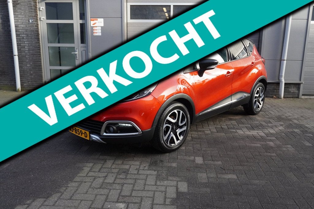 Renault Captur 1.2 TCe Helly Hansen, Euro 5, Zwart, 4 cilinders, Leder en Stof