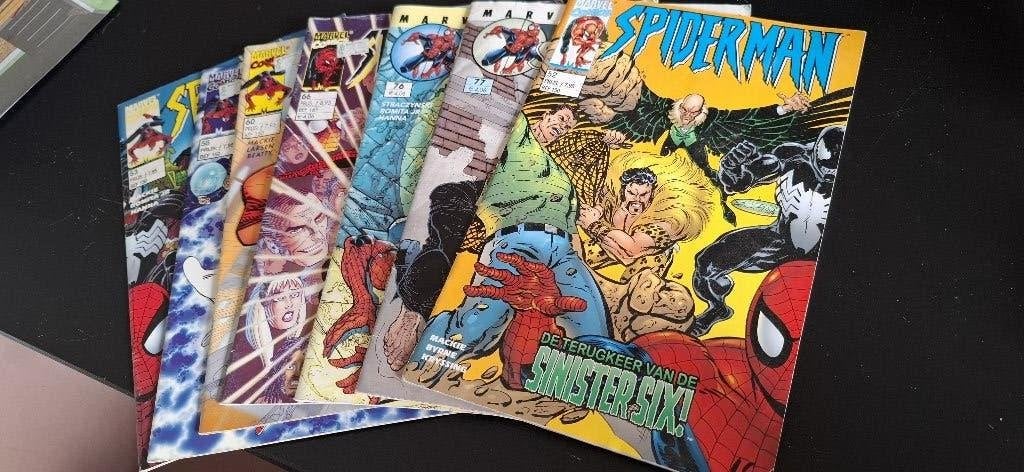 Comics van Spiderman, 7 stuks, Boeken, Meerdere comics, Ophalen of Verzenden, Gelezen, Europa