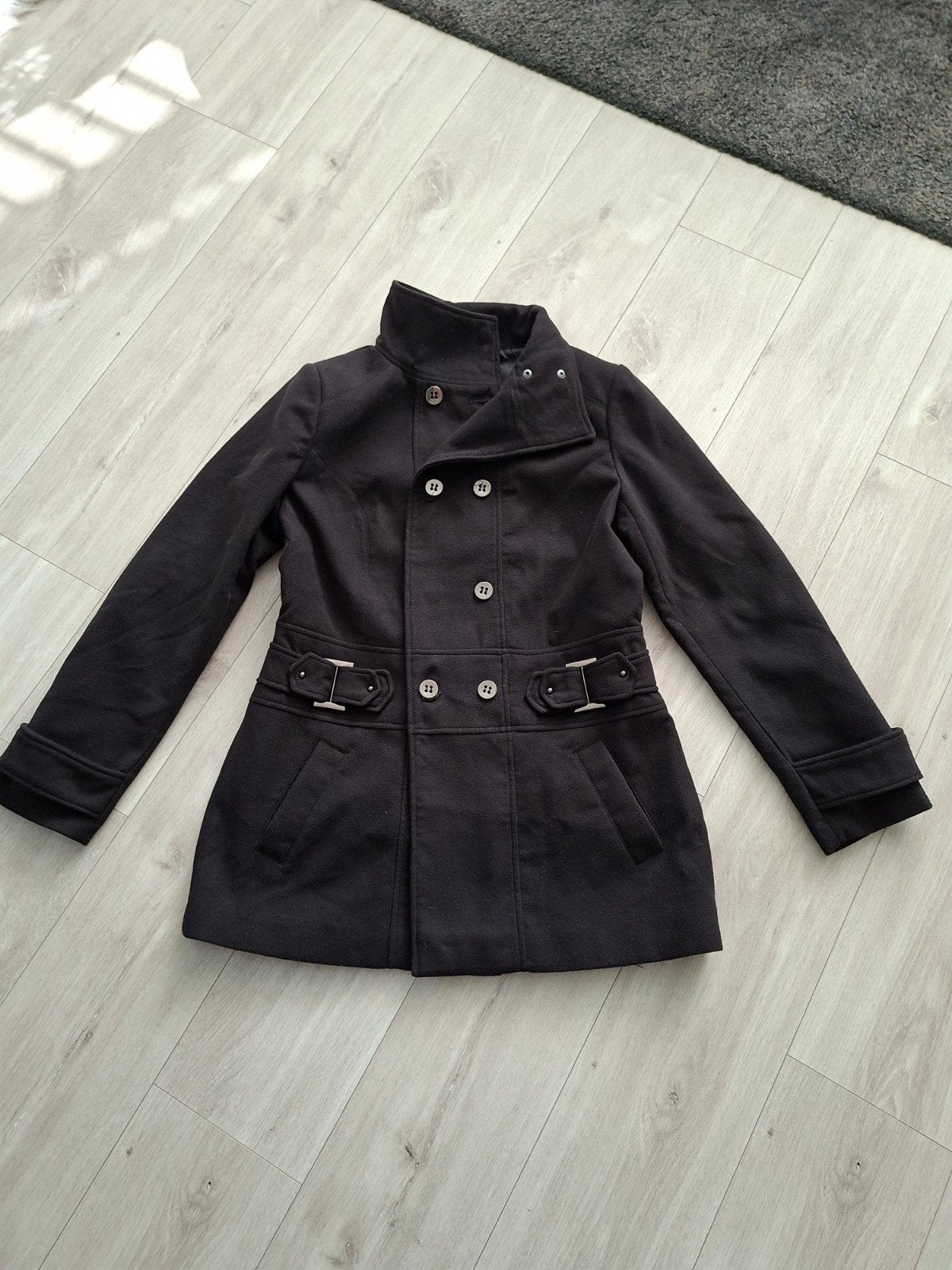 Zwarte  jas van Bodyflirt, maat 38 (M), Kleding | Dames, Maat 38/40 (M), Zwart, Ophalen of Verzenden, Zo goed als nieuw