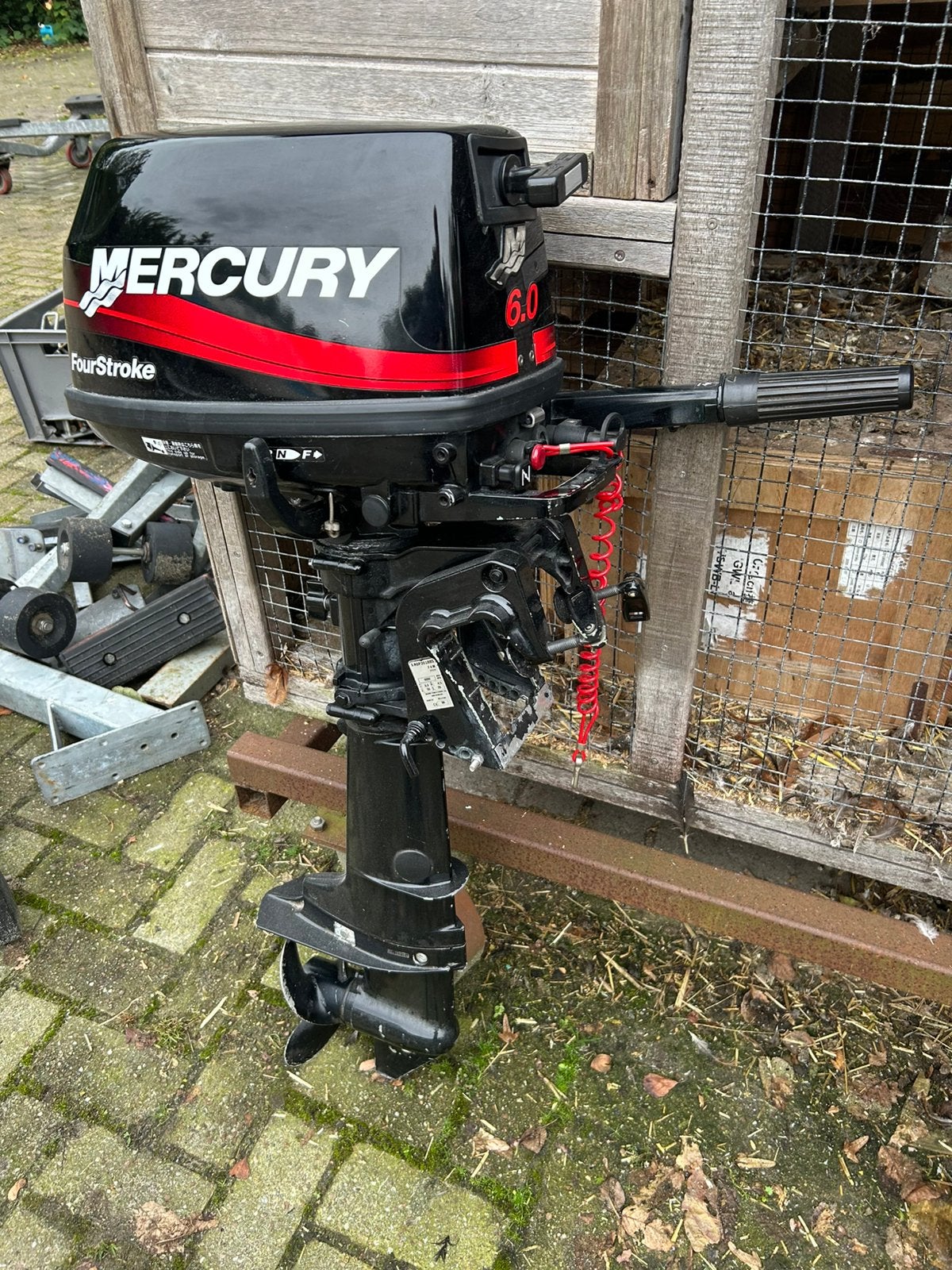 Zgan Mercury 6 pk kortstaart 4 takt motor., Ophalen, Gebruikt, Wettersport, Wettersport1@gmail.com