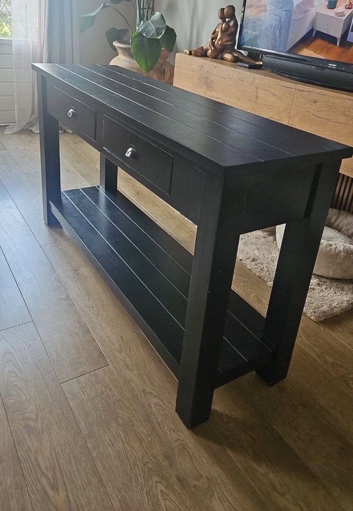 Dressoir/sidetable/make-up tafel, Ophalen, Gebruikt, 150 tot 200 cm, Met lade(s)