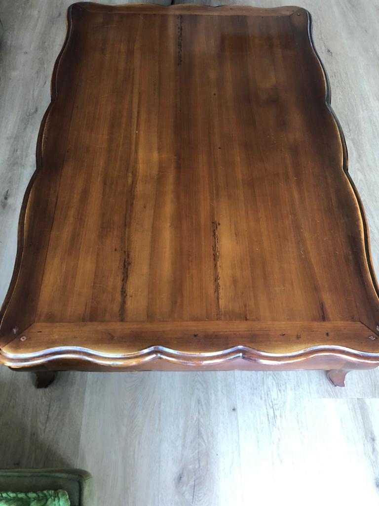 Salontafel kersenhout, Ophalen