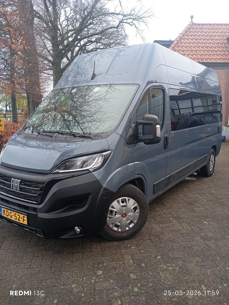 FIAT DUCATO H3L3 10-2023 AUTOMAAT 38.000 KM LUXE UITVOERING, Buscamper of Camperbus, Fiat, Tot en met 2, Diesel
