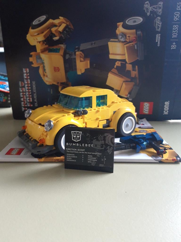 Lego transformers Bublebee - 10338, Lego, Ophalen of Verzenden, Zo goed als nieuw, Icons