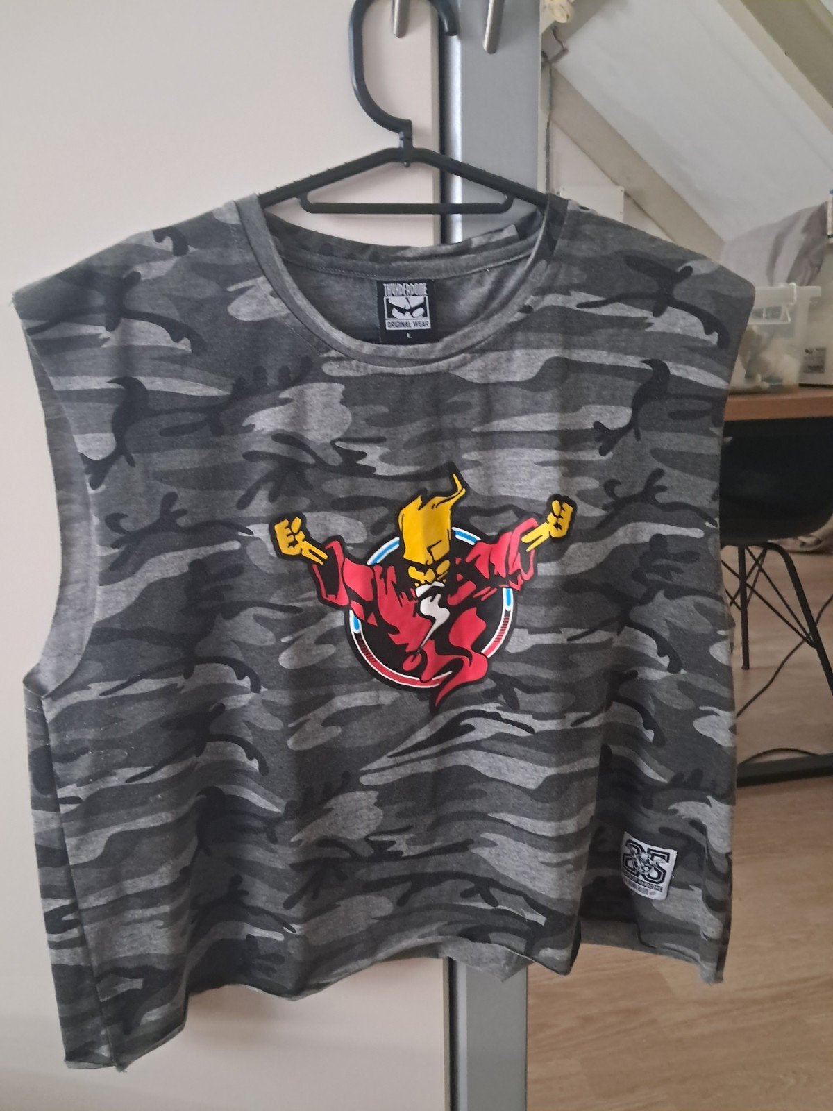 Thunderdome croptop Topje Hardcore kleding Maat L, Thunderdome, Maat 42/44 (L), Ophalen of Verzenden, Zo goed als nieuw